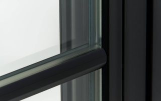 andersen 100 series black fibrex casement windows with contemporary grids 10