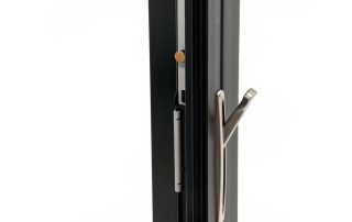 andersen 100 series black fibrex casement windows with contemporary grids 8