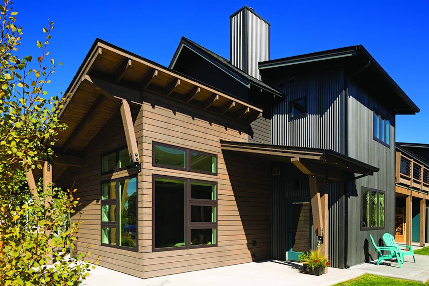 100 Series Awning Windows — andersen 100series windows cocoabean contemporary siding exterior 5