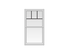 double hung short fractional