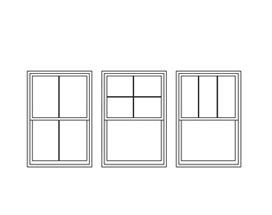 double hung specified equal light 2