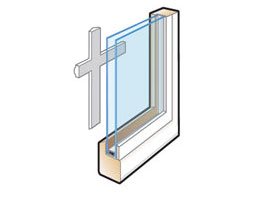 A Series Specialty Shape Windows 6 removable interior grille